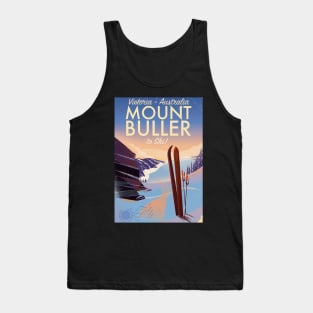 Mount Bullier Ski travel poster Tank Top